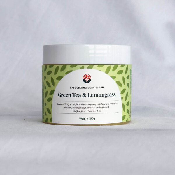 Grabnat Exfoliating Body Scrub - Green Tea and Lemongrass