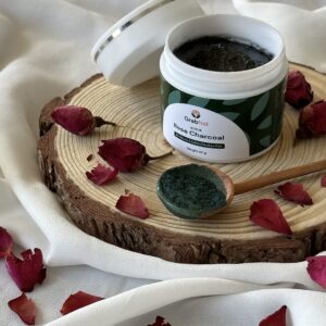 Rose Charcoal Natural Face Scrub