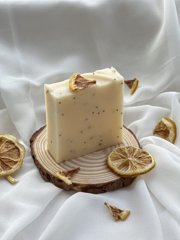 lemon natural handmade soap