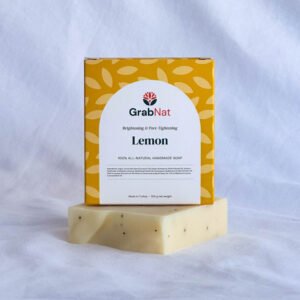 lemon natural handmade soap