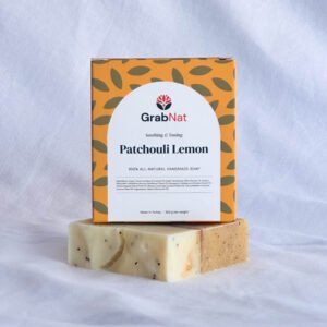 patchouli lemon natural handmade soap