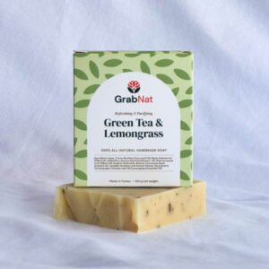 Green Tea lemongrass natural handmade soap