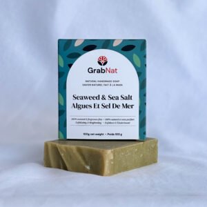 seaweed sea salt handmade soap