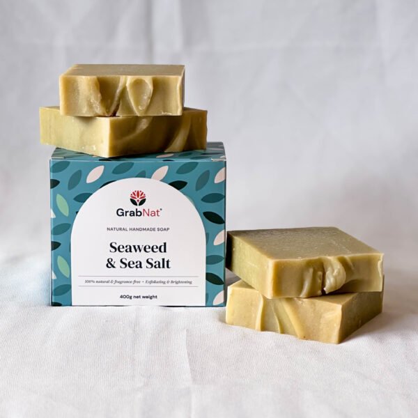 seaweed sea salt handmade soap