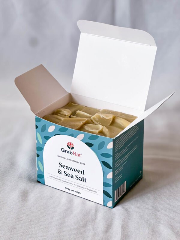 seaweed sea salt handmade soap
